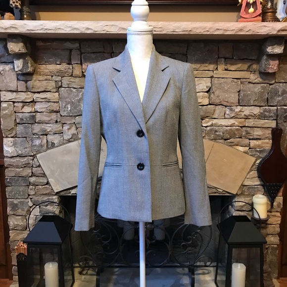Kasper Jackets & Blazers - NWOT Kasper Gray Blazer Suit Jacket Size 6